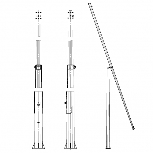 Опора освещения ОГККЗН-8,0